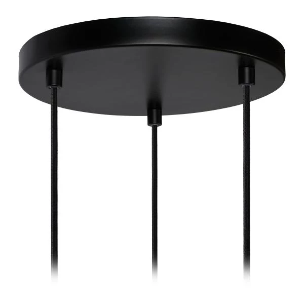 Lucide BASKETT - Pendant light - 3xE27 - Black - detail 1